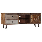Szafka pod TV, 118x30x40 cm, lite drewno mango vidaXL