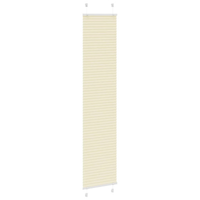 Roleta plisowana kremowa 50x200 cm Szerokość tkaniny 49,4cm