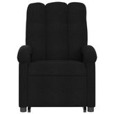 vidaXL Podnoszony fotel masujący, elektryczny, rozkładany, czarny