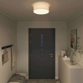 Lampa Sufitowa Z reflektorami Biały 38 x 38 x 13,5 cm tkanina
