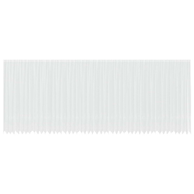 Firanka Koronkowa z zasłonami Biały 260 x 1200 cm Poliester