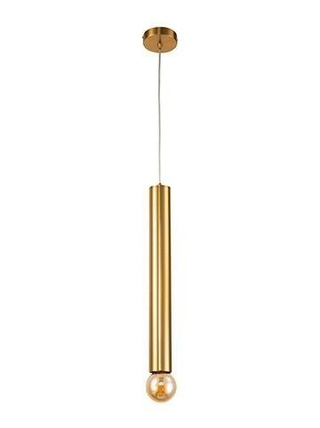 Lampa wisząca tuba Austin złota metalowa 50 cm E27