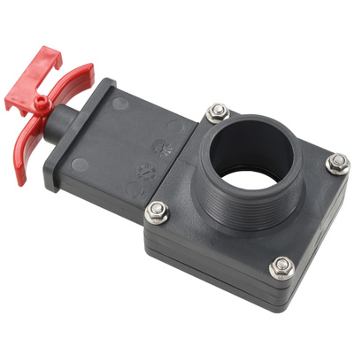 Zasuwowy zawór basenowy, 2 szt., 1,5"