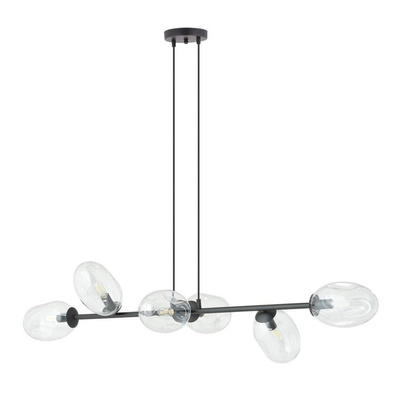 Lampa wisząca PANDORA 6 BL TRANSPARENT