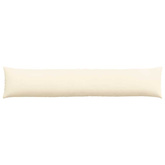 Poduszki na sofę 2 pcs Kremowy 200 x 40 cm Tkanina sztruksowa