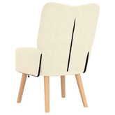 fotel Kremowy 63 x 67 x 94 cm tkanina