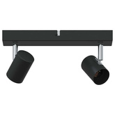 Reflektor sufitowy Czarny 26 x 6,5 x 11,5 cm Metal