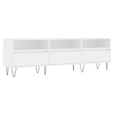 Szafka pod TV, biała, 150x30x44,5 cm, materiał drewnopochodny vidaXL