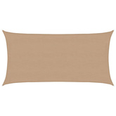 Żagiel przeciwsłoneczny, 160 g/m?, kolor taupe, 4x7 m, HDPE