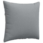 Poduszki na sofę 2 pcs Jasnoszary 45 x 45 cm tkanina