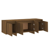 vidaXL Szafka pod TV, brązowy dąb, 120x30x40,5 cm, płyta wiórowa