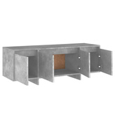 vidaXL Szafka pod TV, szarość betonu, 120x30x40,5 cm