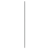 vidaXL Lustro ścienne, 15x40 cm, szklane, owalne