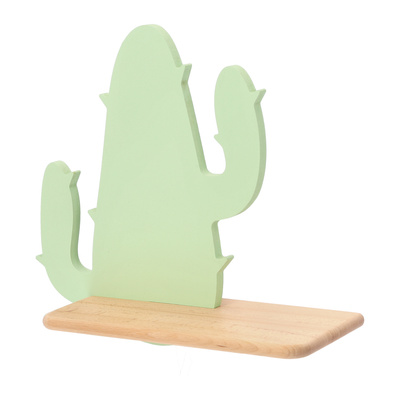 Kinkiet Cactus do pokoju dziecięcego z półką wbudowany LED 4W