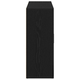 Komoda Czarny Dąb 91x29,5x75 cm Drewno konstrukcyjne