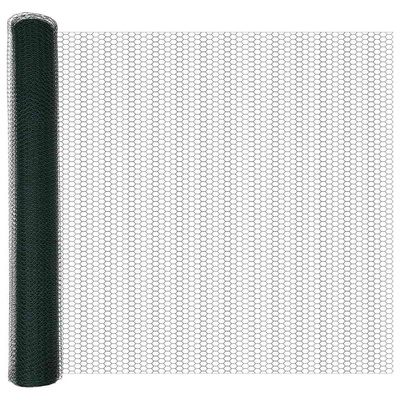 Ogrodzenie heksagonalne 1,4 x 25 m PVC zielony