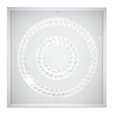 Lampa Sufitowa Candellux Lux 10-60662 Plafon 16W Led 6500K Biały Podwójny Ring