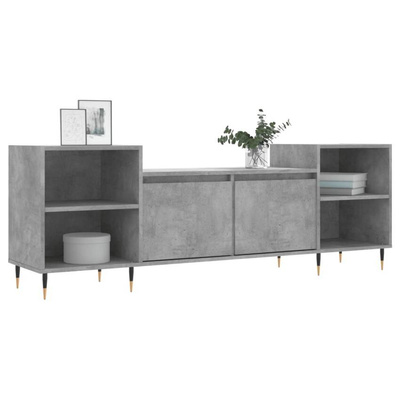 Szafka pod TV, szarość betonu, 160x35x55 cm vidaXL