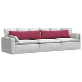 Poduszki na sofę 2 pcs Czerwone wino 145 x 40 cm