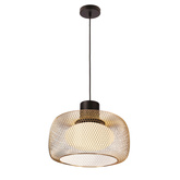 Lampa wisząca Sopra 40 czarno złota metalowa nad stół do salonu
