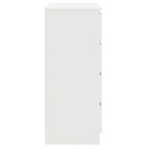 Komoda z szufladami Biała 71x35x84 cm Drewno klejone