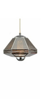 Designerska geometryczna Lampa wisząca ETCHi – CHROME E27 AD306