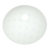 Fanusa Lampa Wisząca 1X60W E27 Klosz Biały Z Wzorem