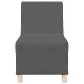 Modułowa sofa bez podłokietników 3 szt. Ciemnoszary