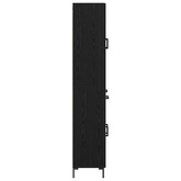 Highboard 2 szt. Czarny Dąb 69,5 x 34 x 180 cm