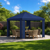 Altana 3 x 3 m niebieski Poliester i Stal 190 gsm