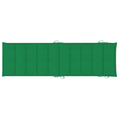 vidaXL Ogrodowy leżak z poduszką, lite drewno akacjowe