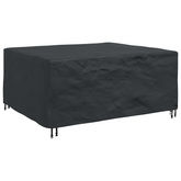Pokrowiec na meble Gładki Czarny 200 x 160 x 70 cm 420D
