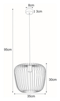 Lampa wisząca K-4112 z serii FINEUS KAJA