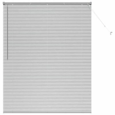 Żaluzje weneckie Srebrny 175 x 145 cm Aluminium