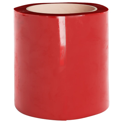 Kurtyna paskowa, czerwona, 200 mm x 1,6 mm, 10 m, PVC