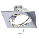Punktowa oprawa sufitowa wpuszczana regulowana PARIL Chrome IP20 kwadratowa chrom EDO777321 EDO Solutions