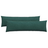 Poduszki na sofę 2 pcs Ciemna zieleń 145 x 40 cm