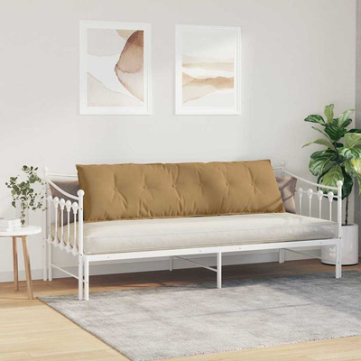 Poduszka na plecy Brązowy 180 x 50 cm Tkanina sztruksowa