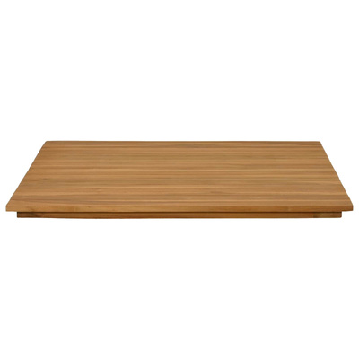 Blat stołu 70 x 70 x 3,5 cm Kwadrat Lite drewno teakowe