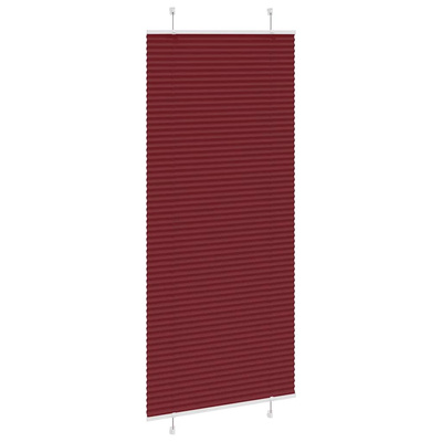 Roleta plisowana Bordowy Czerwony 90x200 cm Szerokość tkaniny
