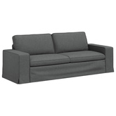 Zestaw Sof 2 szt. Ciemnoszary tkanina