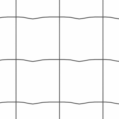 Ogrodzenie Euro 0,6 x 10 m Żelazo pokryte PVC Szary