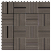 Płytka Tarasowa 11 pcs Ciemny brąz 30 x 30 cm