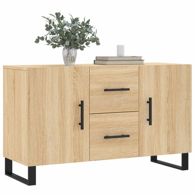 Komoda, dąb sonoma, 100x36x60 cm, materiał drewnopochodny model standard
