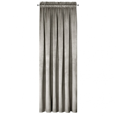 Zasłona Pierre ciemnobeżowa 140x300