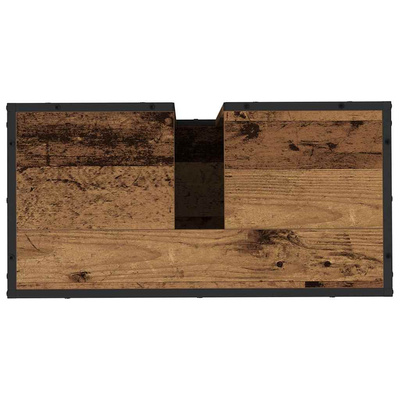 Zestaw mebli łazienkowych 4 szt. Stare drewno 65 x 33 x 60 cm