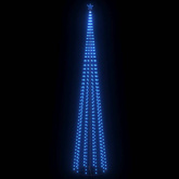 vidaXL Choinka stożkowa, 752 niebieskich lampek LED, 160x500 cm