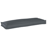 Poduszka Antracyt 110 x 40 x 8 cm Materiał Oxford