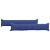 Poduszki na sofę 2 pcs Niebieski policyjny 200 x 40 cm