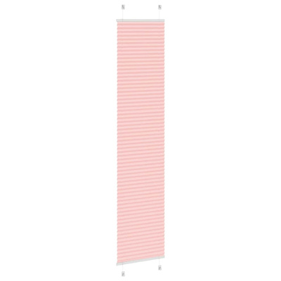 Roleta plisowana różowa 50x200 cm Szerokość tkaniny 49,4cm